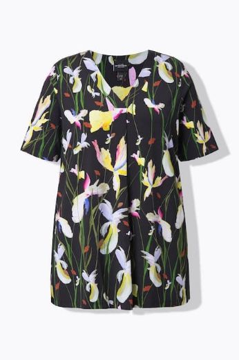 Moda za polnejše Majica kratkih rukava V ovratnika plus velikost, xxl, Ulla Popken in Johann Popken (JP1880)