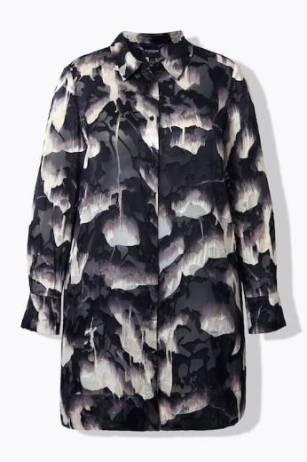 Moda za polnejše Bluza dugih rukava dužeg kroja plus velikost, xxl, Ulla Popken in Johann Popken (JP1880)