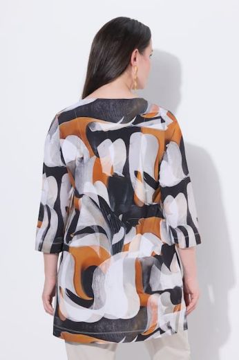 Moda za polnejše Tunika 3/4 rukava plus velikost, xxl, Ulla Popken in Johann Popken (JP1880)