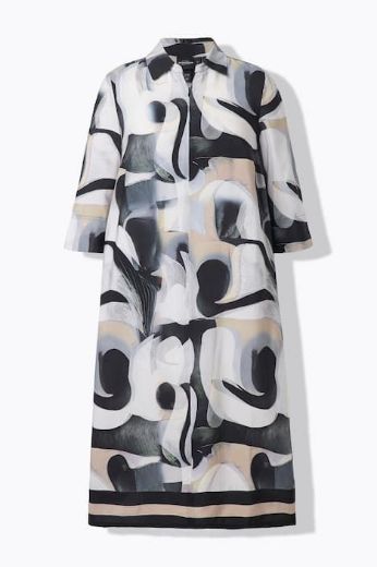 Moda za polnejše Haljina midi 3/4 rukava plus velikost, xxl, Ulla Popken in Johann Popken (JP1880)