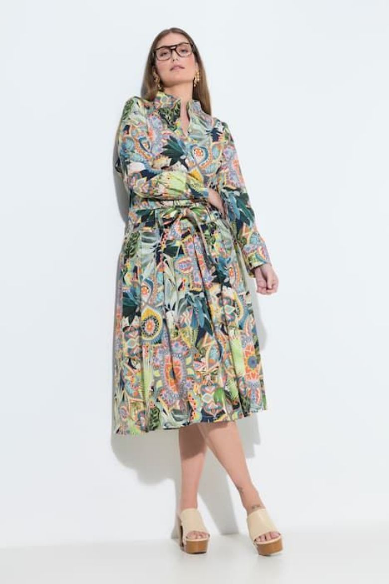 Moda za polnejše Suknja midi A kroja plus velikost, xxl, Ulla Popken in Johann Popken (JP1880)