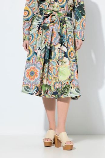 Moda za polnejše Suknja midi A kroja plus velikost, xxl, Ulla Popken in Johann Popken (JP1880)