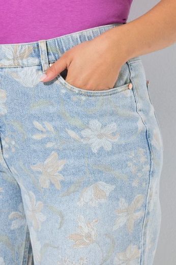 Moda za polnejše Traperice širokih nogavica plus velikost, xxl, Ulla Popken in Johann Popken (JP1880)