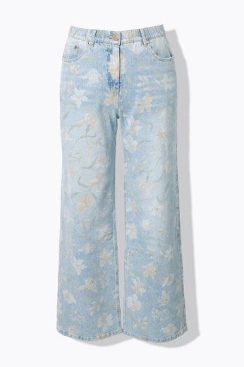 Moda za polnejše Traperice širokih nogavica plus velikost, xxl, Ulla Popken in Johann Popken (JP1880)