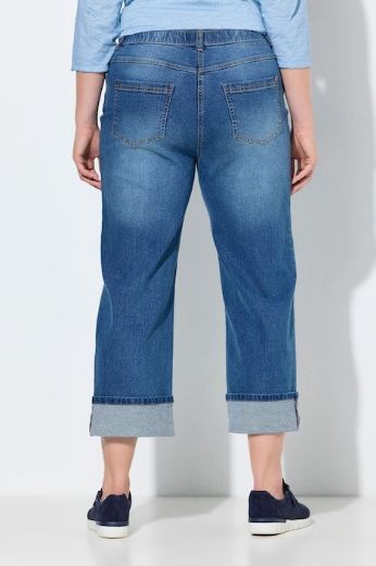 Moda za polnejše Traperice širokih ravnih nogavica plus velikost, xxl, Ulla Popken in Johann Popken (JP1880)