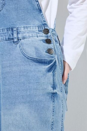 Moda za polnejše Kombinezon od trapera na tregere plus velikost, xxl, Ulla Popken in Johann Popken (JP1880)