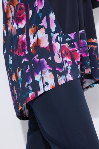 Moda za polnejše Majica 3/4 rukava V ovratnika plus velikost, xxl, Ulla Popken in Johann Popken (JP1880)