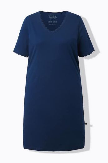 Moda za polnejše Spavaćica kratkih rukava plus velikost, xxl, Ulla Popken in Johann Popken (JP1880)