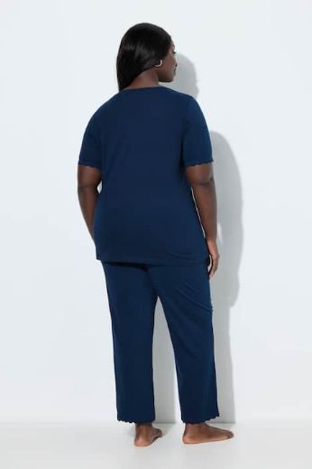 Moda za polnejše Pidžama kratkih rukava i dugih nogavica plus velikost, xxl, Ulla Popken in Johann Popken (JP1880)