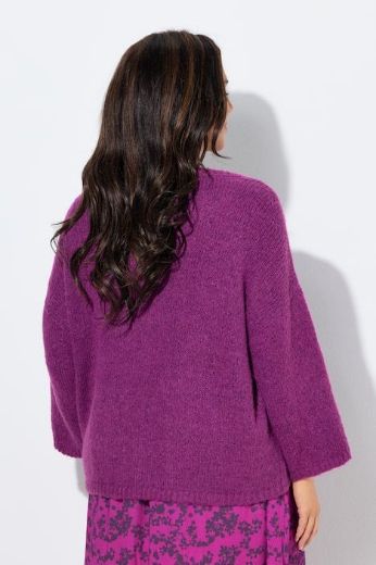 Moda za polnejše Kardigan 3/4 rukava na kopčanje plus velikost, xxl, Ulla Popken in Johann Popken (JP1880)