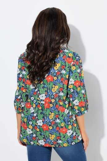 Moda za polnejše Tunika 3/4 rukava A kroja plus velikost, xxl, Ulla Popken in Johann Popken (JP1880)