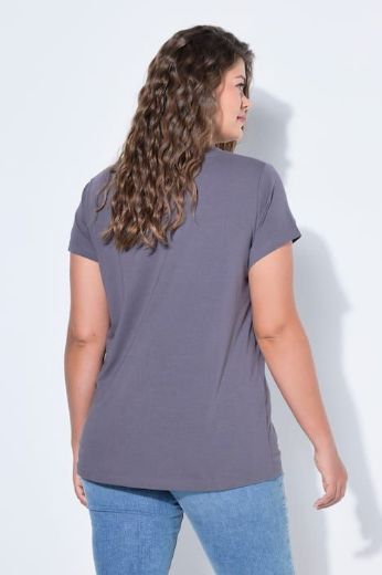 Moda za polnejše Majica sa v izrezom i kratkih rukava plus velikost, xxl, Ulla Popken in Johann Popken (JP1880)