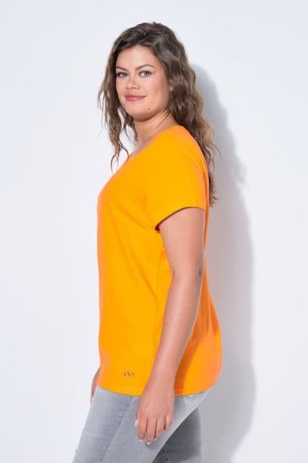 Moda za polnejše Majica sa v izrezom i kratkih rukava plus velikost, xxl, Ulla Popken in Johann Popken (JP1880)