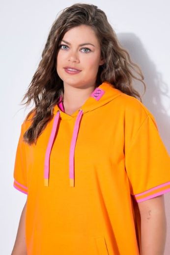 Moda za polnejše Haljina kratkih rukava s kapuljačom plus velikost, xxl, Ulla Popken in Johann Popken (JP1880)