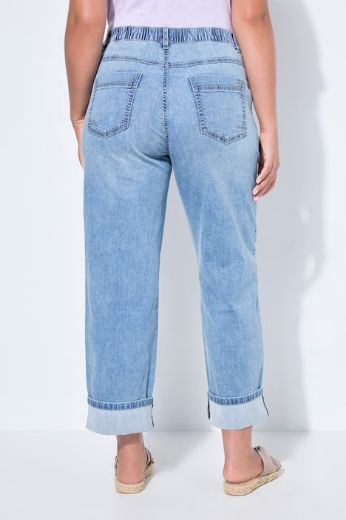 Moda za polnejše Hlače dugih nogavica šireg kroja traper plus velikost, xxl, Ulla Popken in Johann Popken (JP1880)