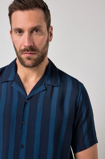 Moda za polnejše Košulja kratkih rukava na pruge plus velikost, xxl, Ulla Popken in Johann Popken (JP1880)