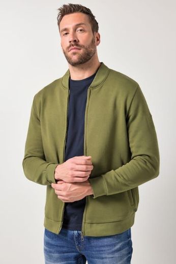 Moda za polnejše Majica dugih rukava s patentnim zatvaračem plus velikost, xxl, Ulla Popken in Johann Popken (JP1880)