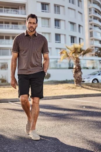 Moda za polnejše Bermude chino na vezanje plus velikost, xxl, Ulla Popken in Johann Popken (JP1880)