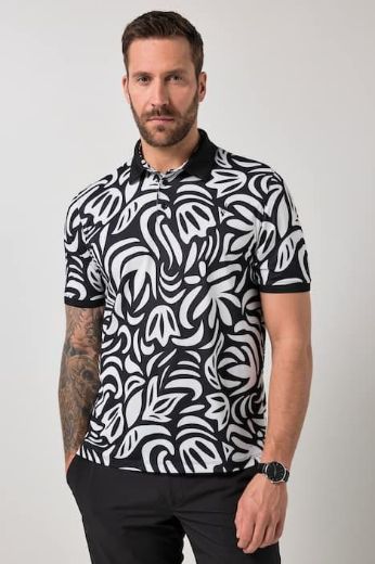 Moda za polnejše Majica polo kratkih rukava plus velikost, xxl, Ulla Popken in Johann Popken (JP1880)