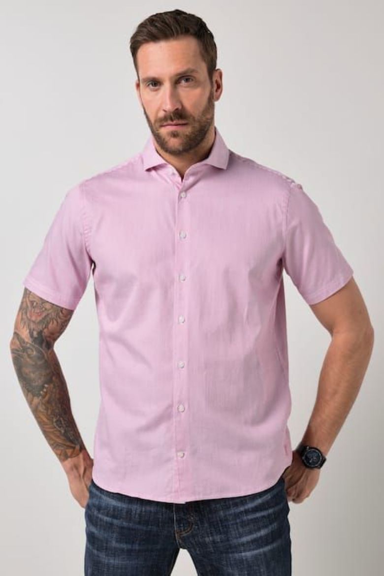 Moda za polnejše Košulja kratkih rukava poslovna plus velikost, xxl, Ulla Popken in Johann Popken (JP1880)