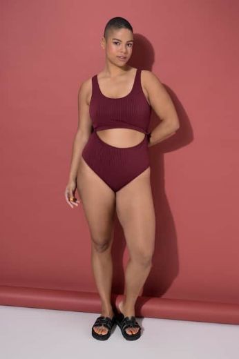 Moda za polnejše Kupaći kostim jednodijelni s otvorima plus velikost, xxl, Ulla Popken in Johann Popken (JP1880)