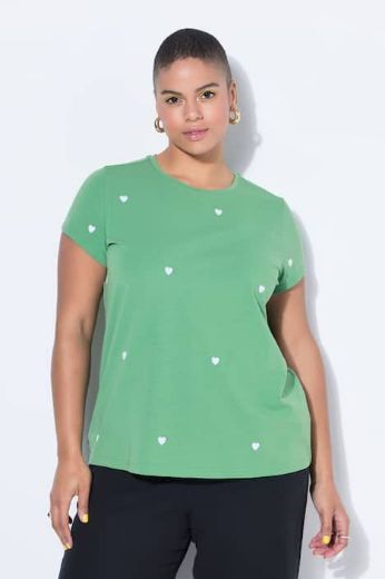 Moda za polnejše Majica kratkih rukava plus velikost, xxl, Ulla Popken in Johann Popken (JP1880)