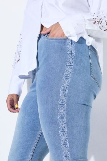 Moda za polnejše Traperice povišenog struka plus velikost, xxl, Ulla Popken in Johann Popken (JP1880)