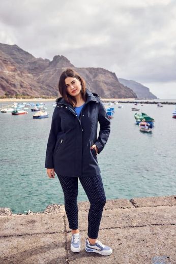 Moda za polnejše Jakna vodoodbojna A kroja plus velikost, xxl, Ulla Popken in Johann Popken (JP1880)