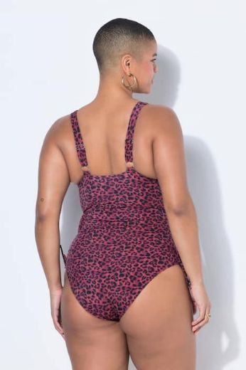 Moda za polnejše Kupaći kostim jednodijelni s leopard uzorkom plus velikost, xxl, Ulla Popken in Johann Popken (JP1880)