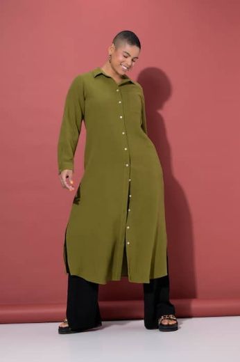 Moda za polnejše Bluza dugih rukava dužeg kroja plus velikost, xxl, Ulla Popken in Johann Popken (JP1880)