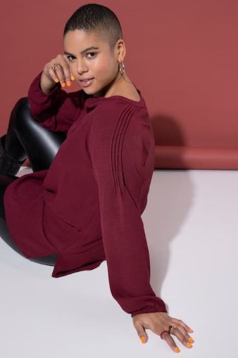 Moda za polnejše Bluza 3/4 rukava A kroja plus velikost, xxl, Ulla Popken in Johann Popken (JP1880)