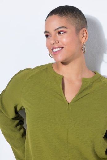 Moda za polnejše Bluza 3/4 rukava A kroja plus velikost, xxl, Ulla Popken in Johann Popken (JP1880)