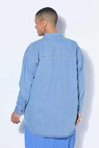 Moda za polnejše Košilja traper šireg kroja plus velikost, xxl, Ulla Popken in Johann Popken (JP1880)