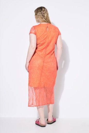 Moda za polnejše Haljina maxi kratkih rukava s čipkastim detaljima plus velikost, xxl, Ulla Popken in Johann Popken (JP1880)