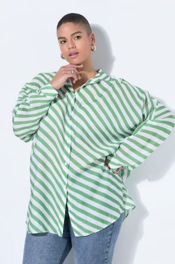 Moda za polnejše Košulja dugih rukava šireg kroja plus velikost, xxl, Ulla Popken in Johann Popken (JP1880)