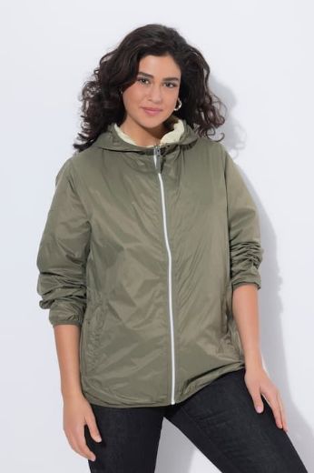 Moda za polnejše Jakna dvostrana s kapuljačom plus velikost, xxl, Ulla Popken in Johann Popken (JP1880)