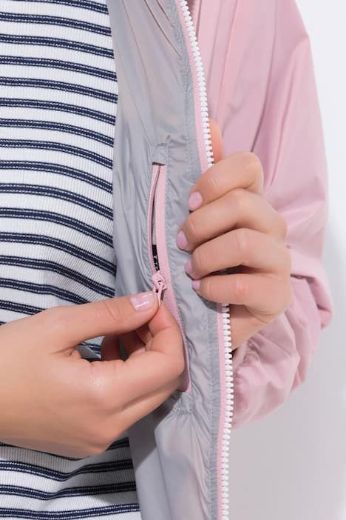 Moda za polnejše Jakna dvostrana s kapuljačom plus velikost, xxl, Ulla Popken in Johann Popken (JP1880)