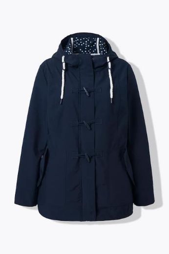 Moda za polnejše Jakna vodoodbojna s kopčama plus velikost, xxl, Ulla Popken in Johann Popken (JP1880)