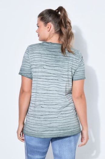 Moda za polnejše Majica 1/2 rukava V izreza plus velikost, xxl, Ulla Popken in Johann Popken (JP1880)