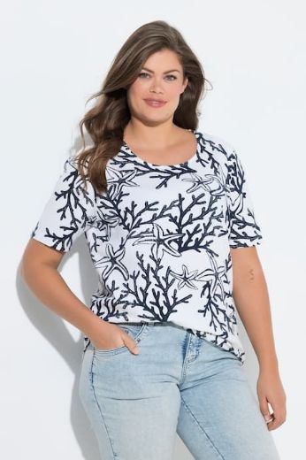 Moda za polnejše Majica 1/2 rukava plus velikost, xxl, Ulla Popken in Johann Popken (JP1880)