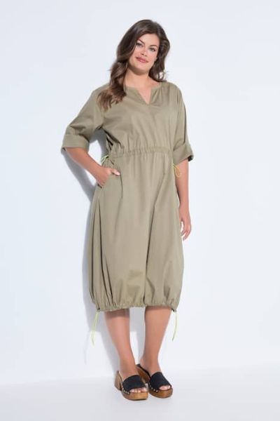 Slika Haljina kratkih rukava s vezicom