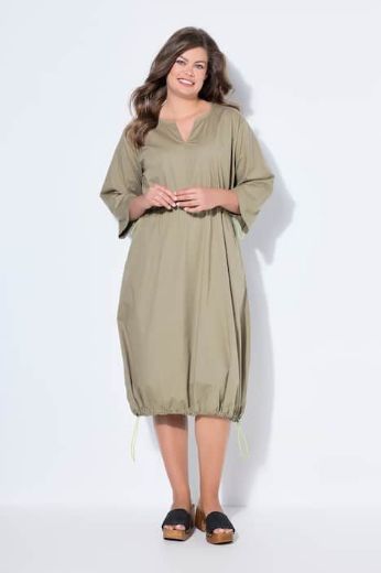 Moda za polnejše Haljina kratkih rukava s vezicom plus velikost, xxl, Ulla Popken in Johann Popken (JP1880)