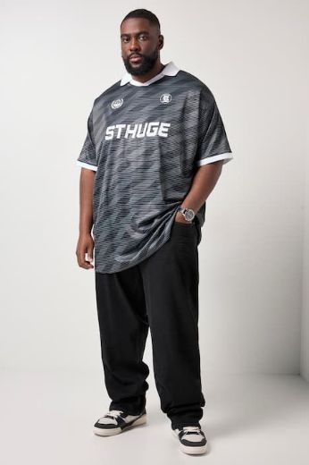 Moda za polnejše Majica kratkih rukava šireg kroja plus velikost, xxl, Ulla Popken in Johann Popken (JP1880)