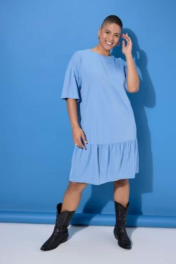 Moda za polnejše Haljina kratkih rukava A kroja plus velikost, xxl, Ulla Popken in Johann Popken (JP1880)