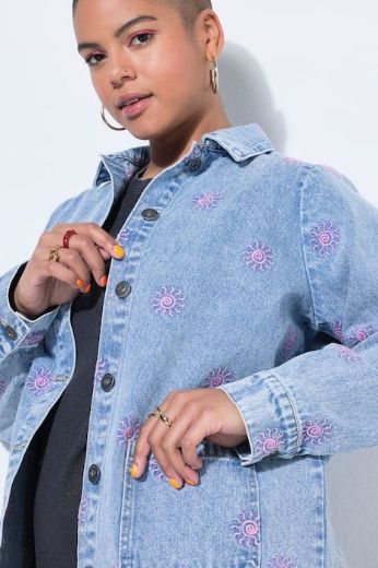 Moda za polnejše Jakna traper plus velikost, xxl, Ulla Popken in Johann Popken (JP1880)