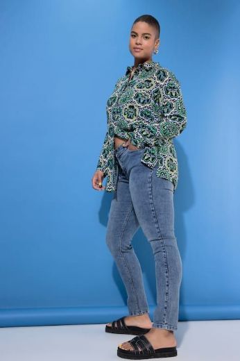 Moda za polnejše Hlače dugih uskih nogavica traper plus velikost, xxl, Ulla Popken in Johann Popken (JP1880)