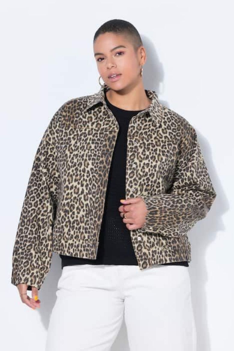 Moda za polnejše Bluza dugih rukava s kragnom plus velikost, xxl, Ulla Popken in Johann Popken (JP1880)