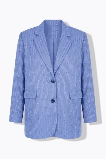 Moda za polnejše Sako šireg kroja na pruge plus velikost, xxl, Ulla Popken in Johann Popken (JP1880)