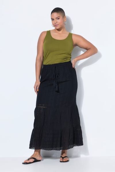 Slika Haljina elasičnog struka s uzorkom čipke