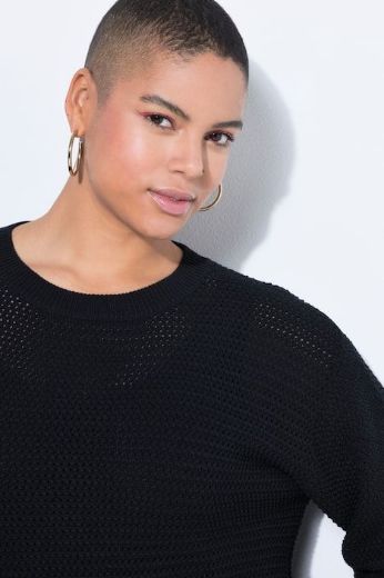 Moda za polnejše Majica dugih rukava plus velikost, xxl, Ulla Popken in Johann Popken (JP1880)